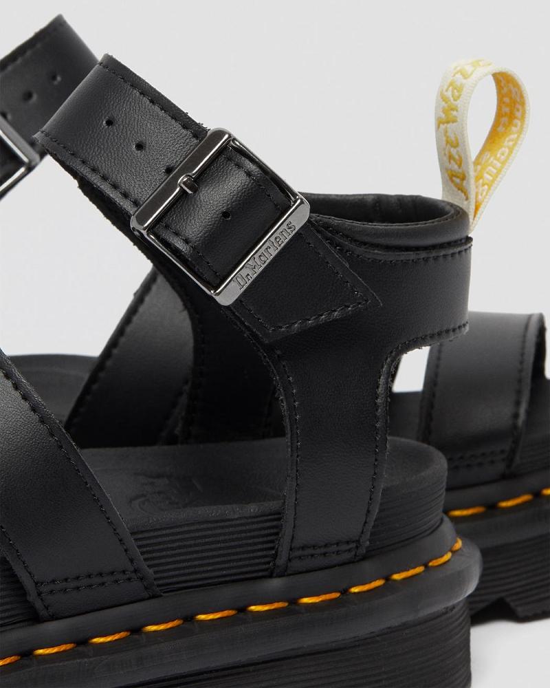 Women's Dr Martens Vegan Blaire Felix Gladiator Sandals Black | AU 301BEX